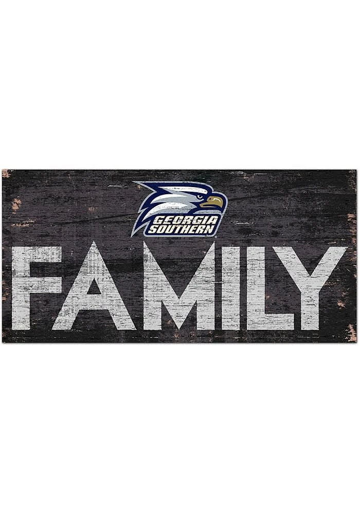 Georgia Southern Eagles Family 6x12 Sign - Blue