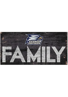 Georgia Southern Eagles Family 6x12 Sign - Blue