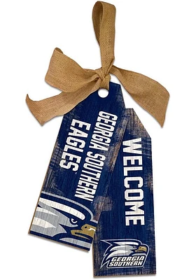 Georgia Southern Eagles Team Tags Sign - Blue