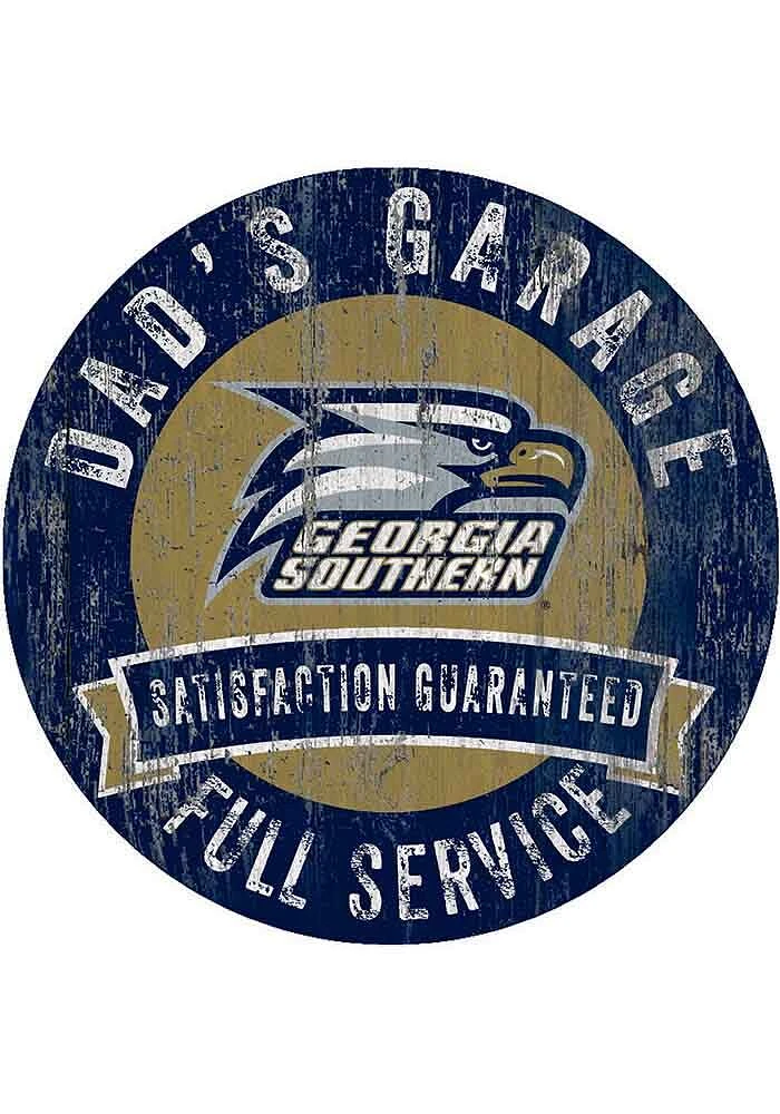 Georgia Southern Eagles Dads Garage Sign - Blue