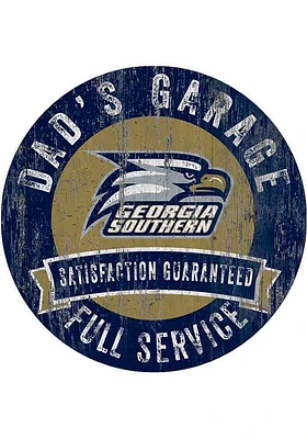 Georgia Southern Eagles Dads Garage Sign - Blue
