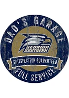 Georgia Southern Eagles Dads Garage Sign - Blue