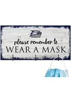 Georgia Southern Eagles Please Wear Your Mask Sign - Blue