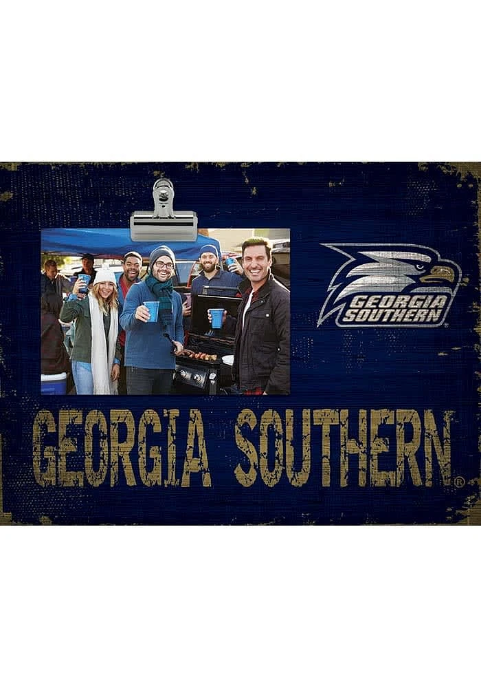 Georgia Southern Eagles Team Clip Picture Frame - Blue