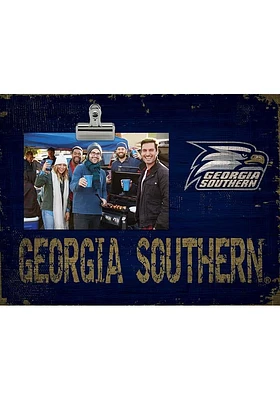 Georgia Southern Eagles Team Clip Picture Frame - Blue