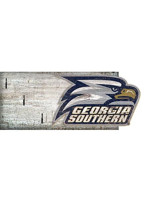 Georgia Southern Eagles Key Holder Sign - Blue
