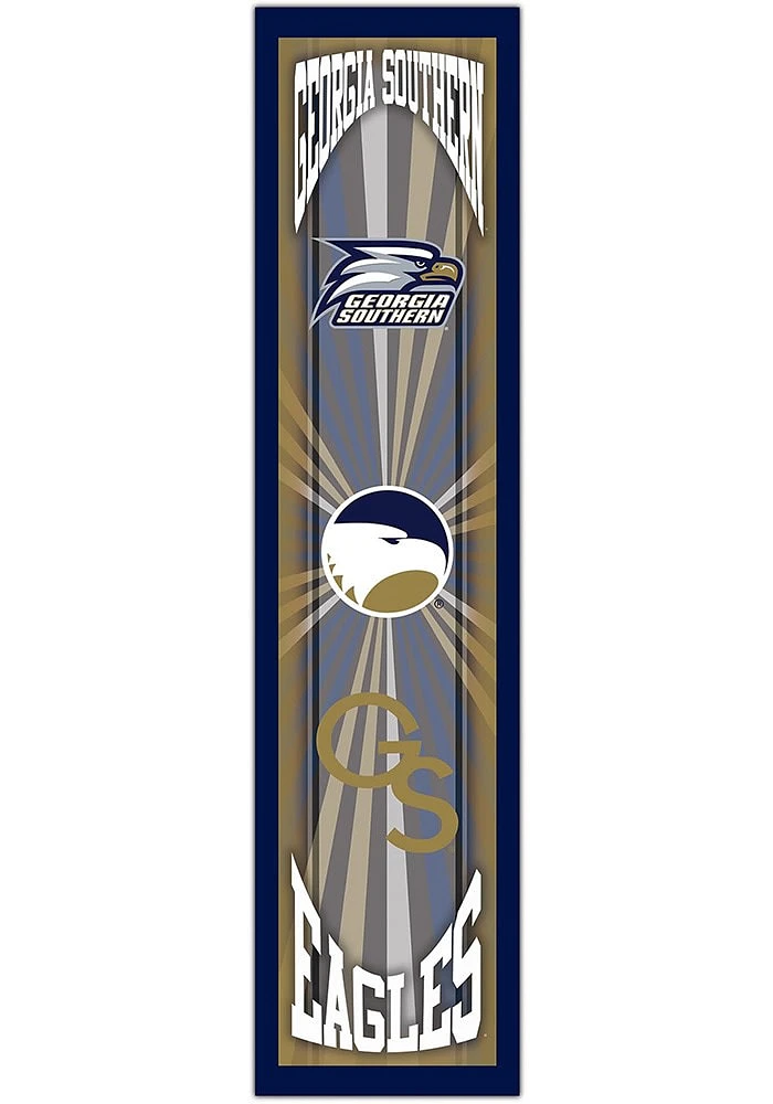 Georgia Southern Eagles Throwback Sign - Blue
