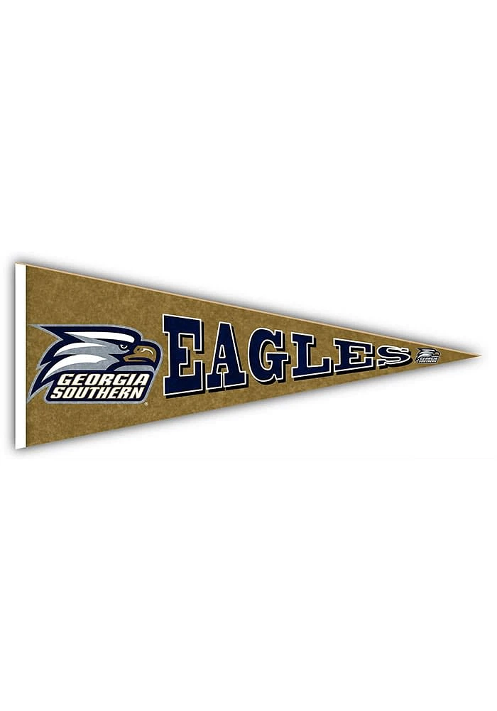Georgia Southern Eagles Wood Pennant Sign - Blue