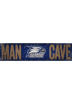 Georgia Southern Eagles Man Cave 6x24 Sign - Blue
