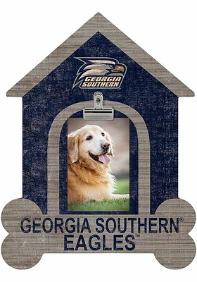 Georgia Southern Eagles Dog Bone House Clip Picture Frame - Blue