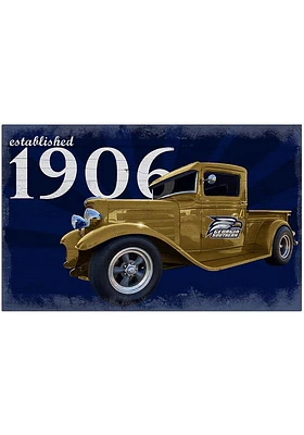 Georgia Southern Eagles Established Truck Sign - Blue