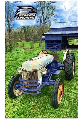 Georgia Southern Eagles Farmscape Sign - Blue