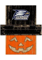 Georgia Southern Eagles Pumpkin Head Sign - Blue