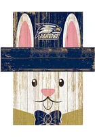Georgia Southern Eagles Easter Bunny Head Sign - Blue