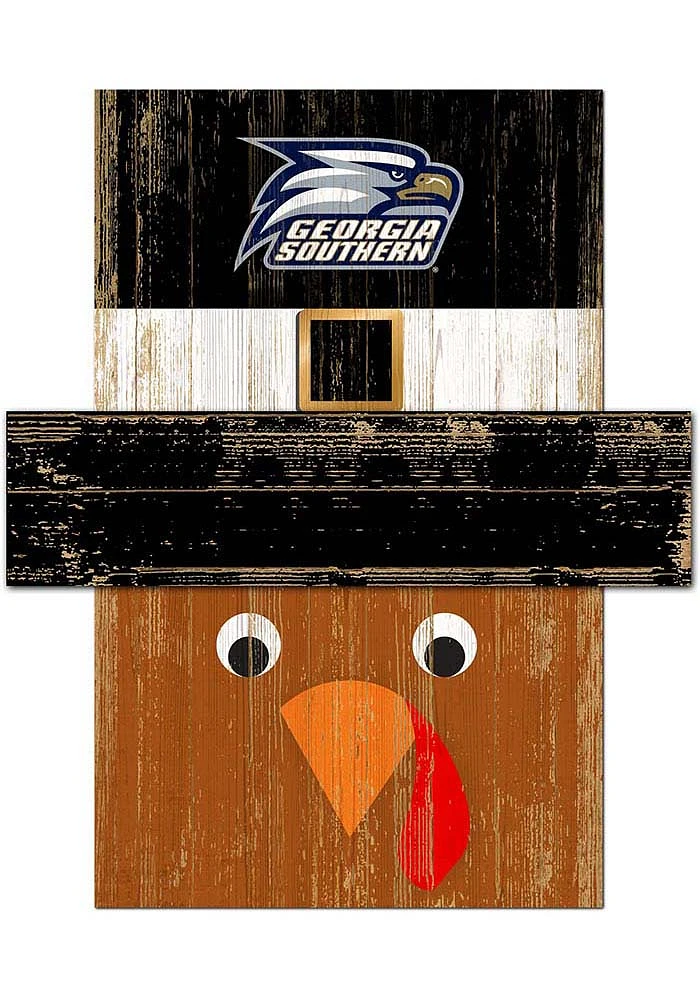 Georgia Southern Eagles Turkey Head Sign - Blue