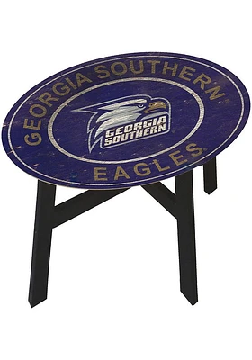 Georgia Southern Eagles Vintage Heritage Side Blue End Table