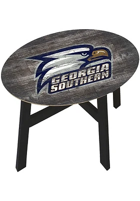 Georgia Southern Eagles Logo Heritage Side Blue End Table