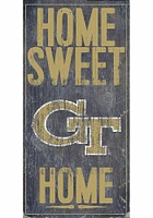 GA Tech Yellow Jackets Home Sweet Home Sign - Blue