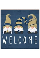 GA Tech Yellow Jackets Welcome Gnomes Sign - Blue