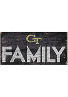 GA Tech Yellow Jackets Family 6x12 Sign - Blue
