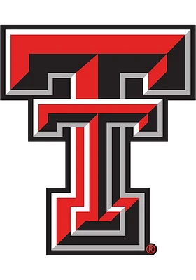 Texas Tech Red Raiders Distressed Logo Cutout Sign - Red