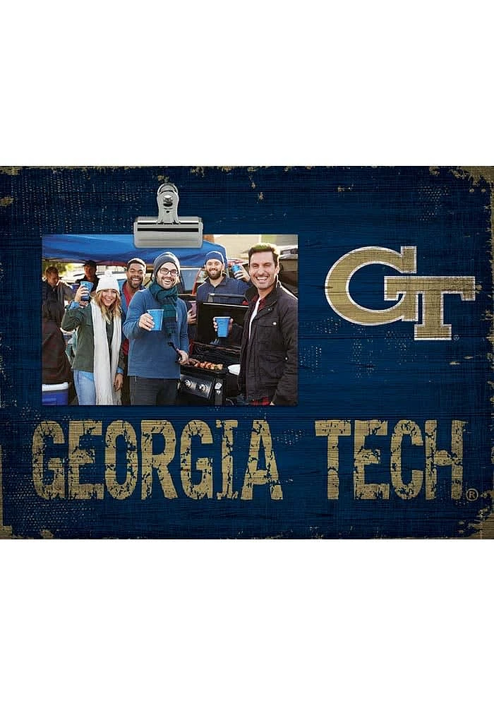 GA Tech Yellow Jackets Team Clip Picture Frame - Blue