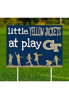 GA Tech Yellow Jackets Little Fans at Play Yard Sign - Blue