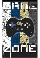 GA Tech Yellow Jackets Grunge Game Zone Sign - Blue