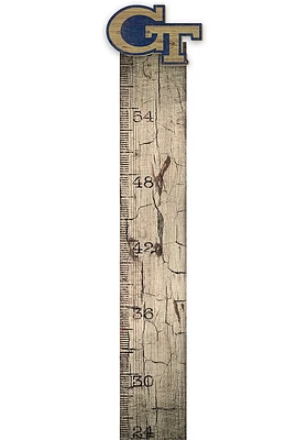 GA Tech Yellow Jackets Growth Chart Sign - Blue