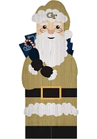 GA Tech Yellow Jackets 31 Inch Santa Leaner Sign - Blue
