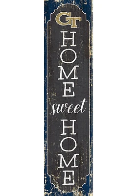 GA Tech Yellow Jackets 48 Inch Home Sweet Home Leaner Sign - Blue