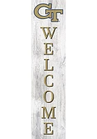 GA Tech Yellow Jackets 48 Inch Welcome Leaner Sign - Blue