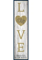 GA Tech Yellow Jackets 48 Inch Love Leaner Sign - Blue