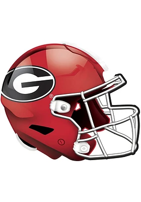 Georgia Bulldogs 12in Authentic Helmet Sign - Red