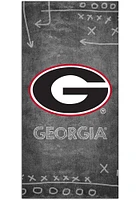 Georgia Bulldogs Chalk Playbook Sign - Red