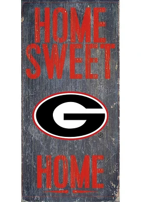 Georgia Bulldogs Home Sweet Home Sign - Red