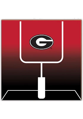Georgia Bulldogs Goal Gradient Sign - Red