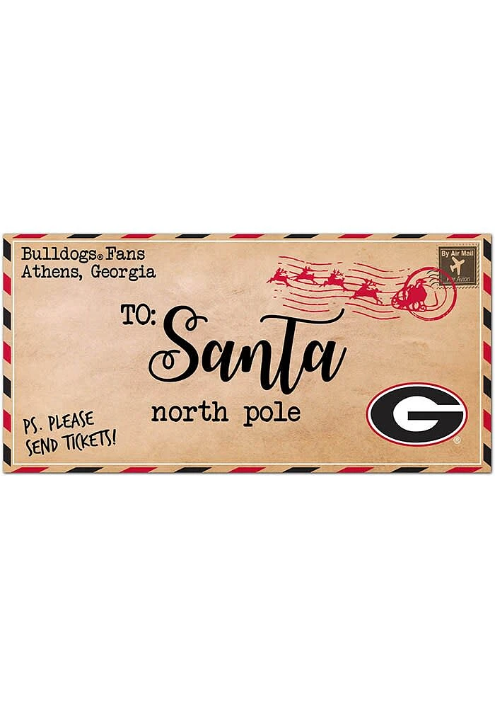 Georgia Bulldogs To Santa Decor