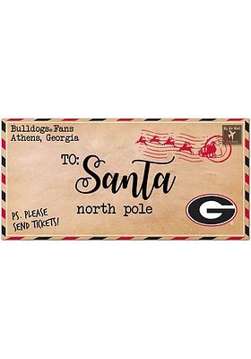 Georgia Bulldogs To Santa Decor