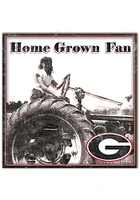 Georgia Bulldogs Aluminum Can Sign - Red