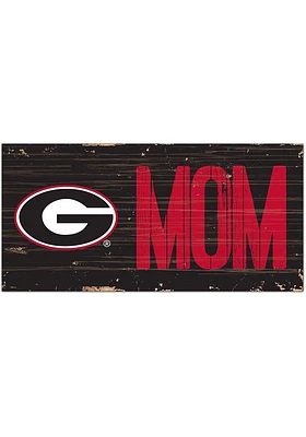 Georgia Bulldogs MOM Sign - Red