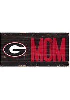 Georgia Bulldogs MOM Sign - Red