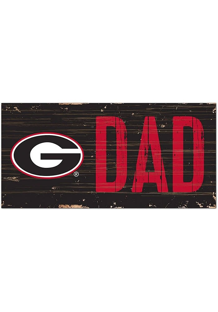 Georgia Bulldogs DAD Sign - Red