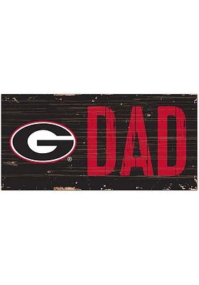 Georgia Bulldogs DAD Sign - Red