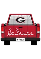 Georgia Bulldogs Truck Back Cutout Sign - Red