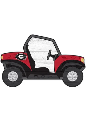 Georgia Bulldogs ATV Cutout Sign - Red