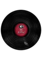 Georgia Bulldogs 12 Inch Vinyl Circle Sign - Red