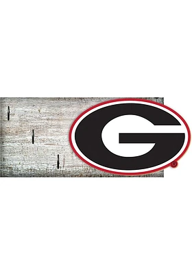 Georgia Bulldogs Key Holder Sign - Red