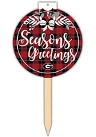 Georgia Bulldogs Seasons Greetings Sign - Red
