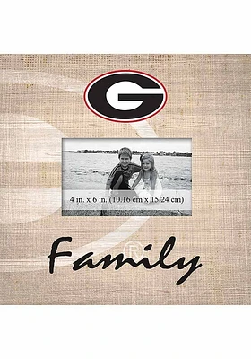 Georgia Bulldogs Family Picture Picture Frame - Red